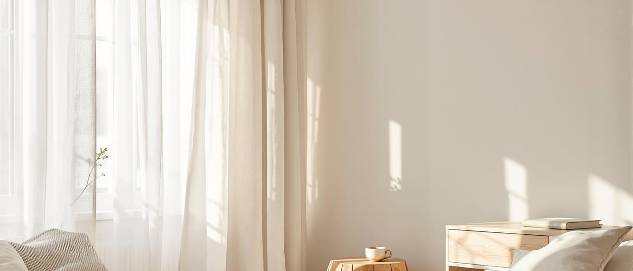 亚麻窗帘选购避坑指南,从面料密度到遮光率全面解析